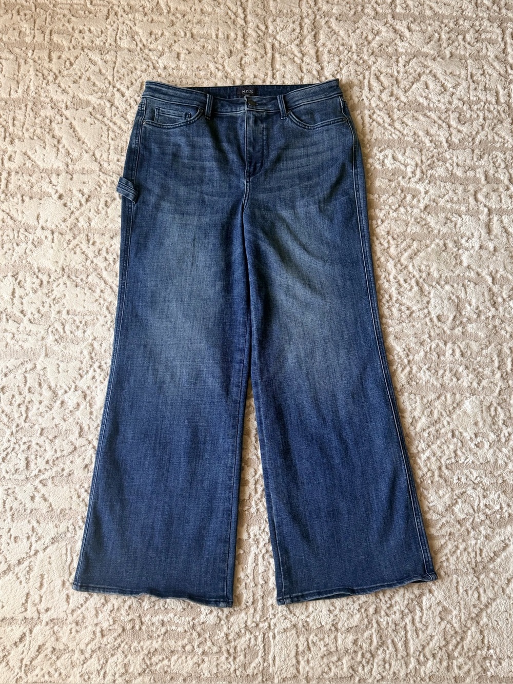 NYDJ Wide-Leg Jeans in Indigo Blue